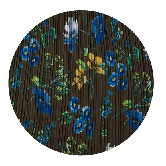 Whistles Green Penelope Floral Pleated Midi Dress size 6 - Picture 5 of 8